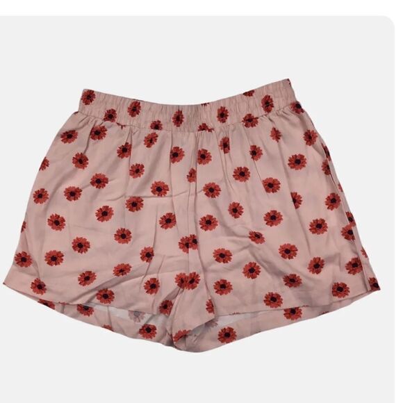 Abound pull on shorts Size M daisy print pockets NWT - Picture 1 of 8